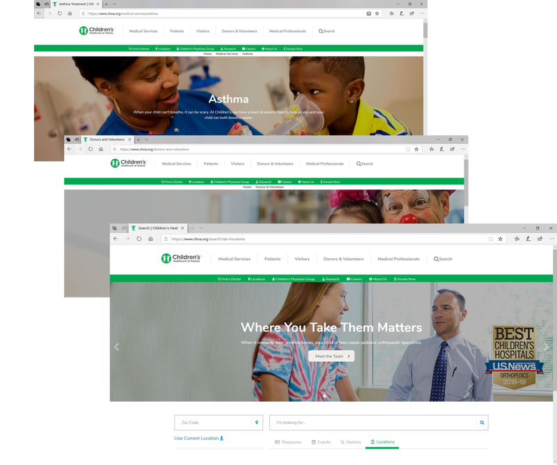 Competitive analysis of comparable healthcare websites 1