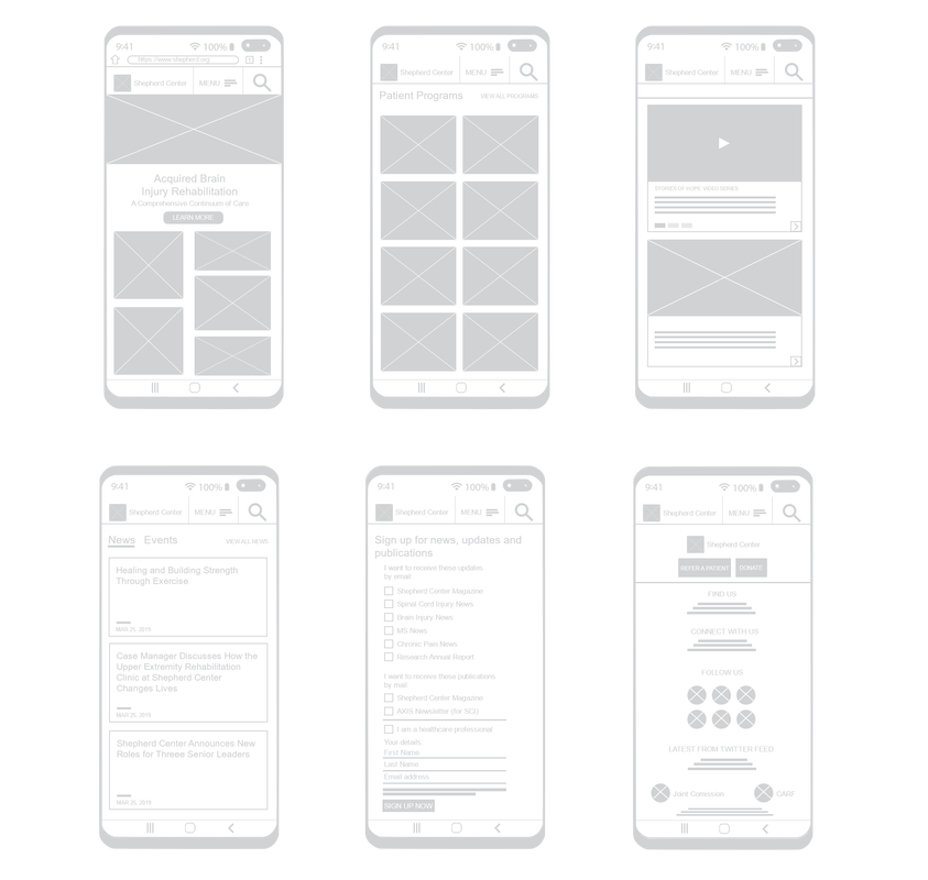 Website wireframe 1